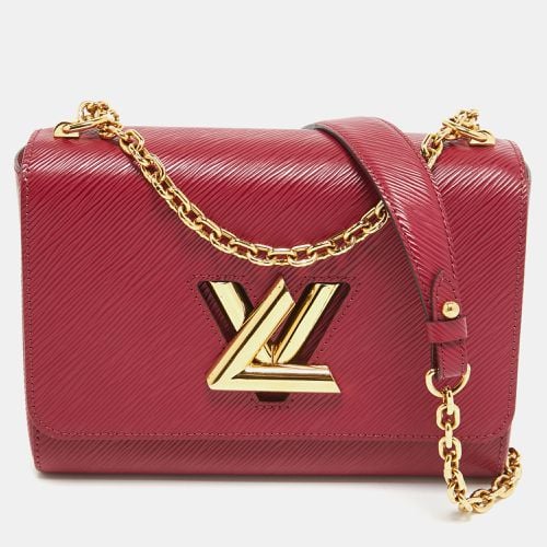 Magenta Epi Leather Twist MM Bag - Louis Vuitton - Modalova