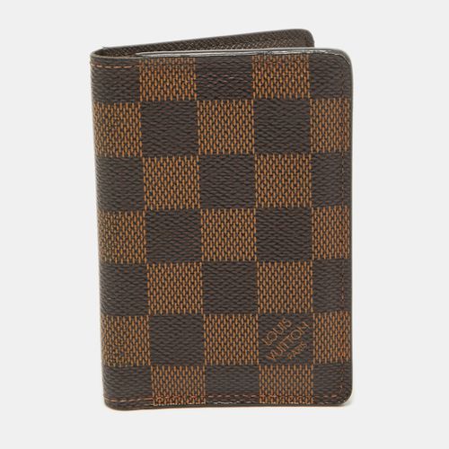 Damier Ebene Canvas Pocket Organizer - Louis Vuitton - Modalova