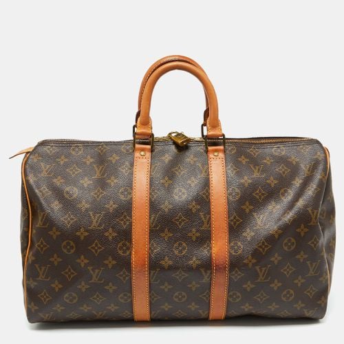 Monogram Canvas Keepall Bandoulière 45 Bag - Louis Vuitton - Modalova