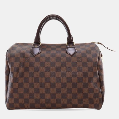 Damier Ebene Speedy 30 Bag - Louis Vuitton - Modalova