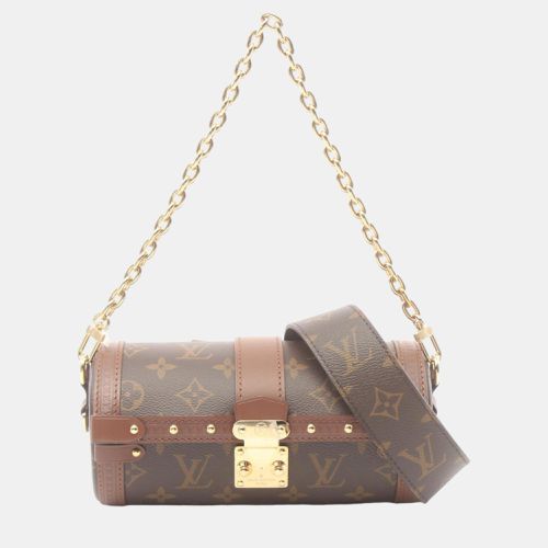 Coated Canvas Leather Papillon Trunk Monogram Shoulder Bag - Louis Vuitton - Modalova