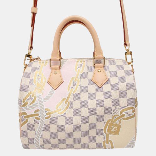 Damier Azur Speedy Bandouliere 25 Nautical Handbag - Louis Vuitton - Modalova