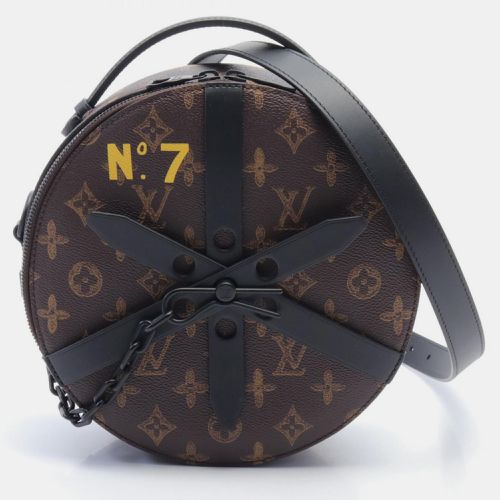 Black Wheel Box Coated Canvas Leather Monogram Shoulder Bag - Louis Vuitton - Modalova