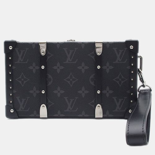 Monogram Eclipse Canvas Wallet Trunk Clutch Bag - Louis Vuitton - Modalova