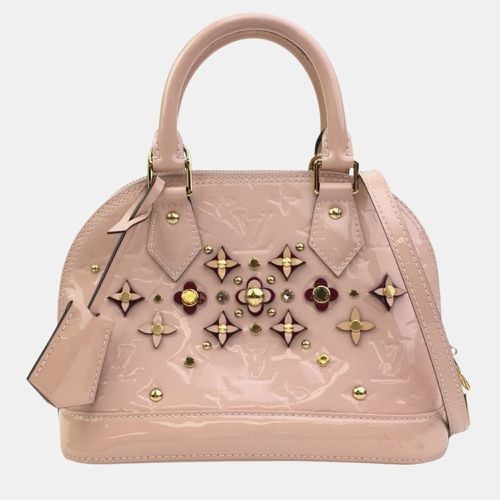 Monogram Vernis Flower Alma BB Satchel Bag - Louis Vuitton - Modalova