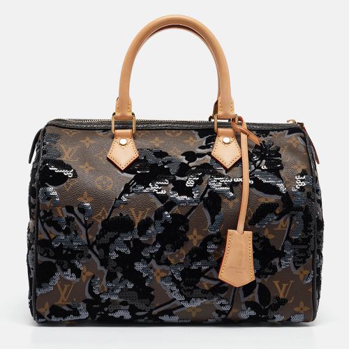 Monogram Canvas Limited Edition Fleur De Jais Speedy 30 Bag - Louis Vuitton - Modalova