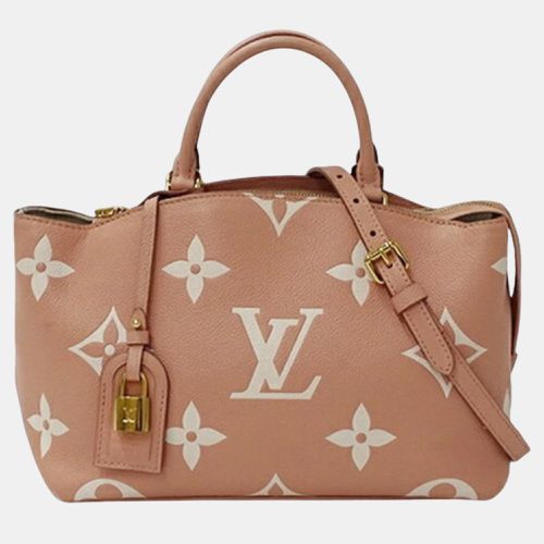 Rose Trianon Creme Pink Bicolor Monogram Empreinte Petit Palais PM Handbag - Louis Vuitton - Modalova