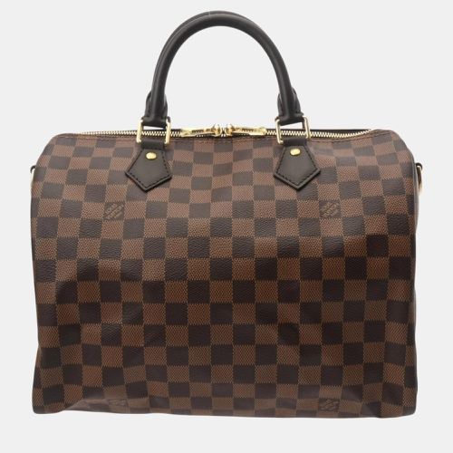 Ebene Canvas Damier Speedy Bandouliere 30 Handbag - Louis Vuitton - Modalova