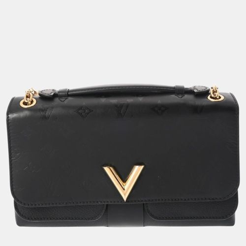 Noir Leather Shoulder Chain Bag - Louis Vuitton - Modalova