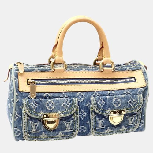 Boston Monogram Denim Neo Speedy Handbag - Louis Vuitton - Modalova