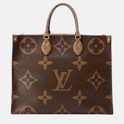 Monogram Reverse Giant On-The-Go Gm Tote Bag - Louis Vuitton - Modalova