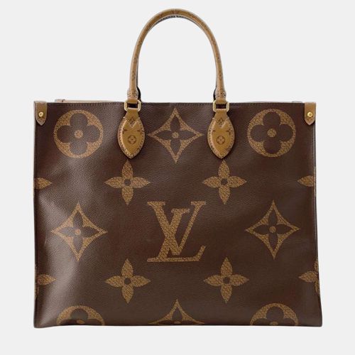 Monogram Reverse Giant On-The-Go GM Tote Bag - Louis Vuitton - Modalova