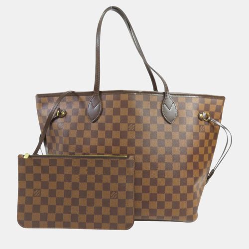 Damier Canvas Neverfull Mm Tote Bag - Louis Vuitton - Modalova