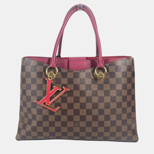 Red based Riverside Damier Lv Charm Tote Bag - Louis Vuitton - Modalova