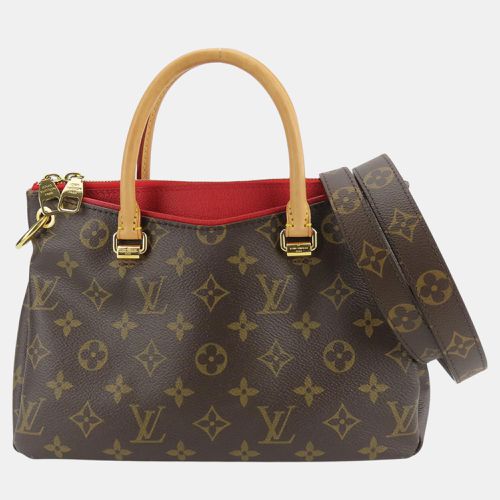 Pallas Bb Monogram Leather Cerise Shoulder Bag - Louis Vuitton - Modalova