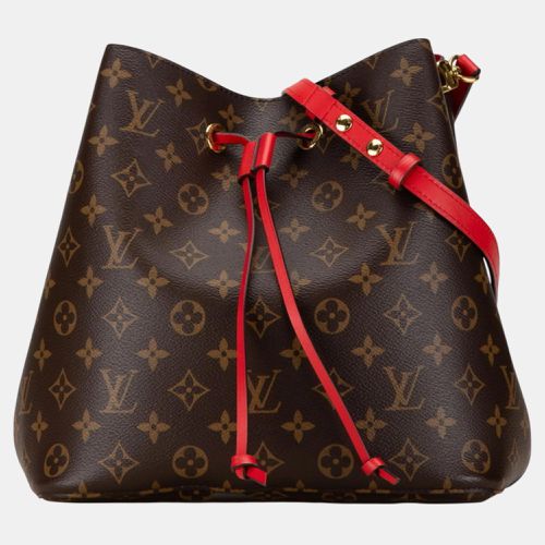 Coquelicot Red Pvc Leather Monogram Neonoe Shoulder Bag - Louis Vuitton - Modalova