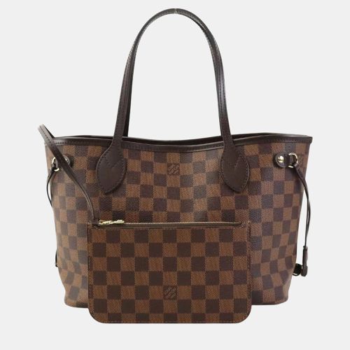 Damier Neverfull Pm Canvas Ebene Tote Bag - Louis Vuitton - Modalova