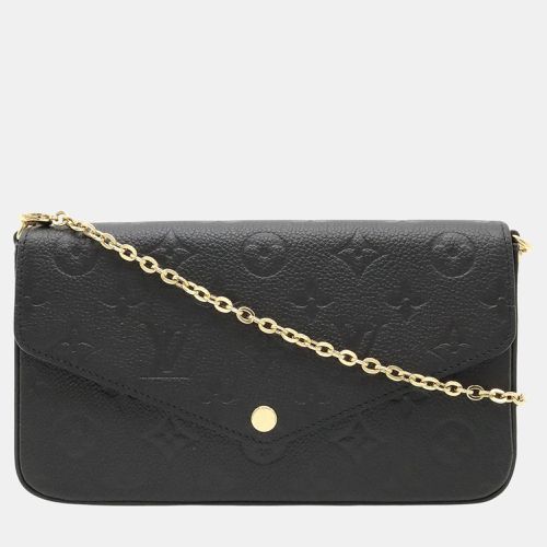 Noir Monogram Empreinte Pochette Felicie Clutch - Louis Vuitton - Modalova