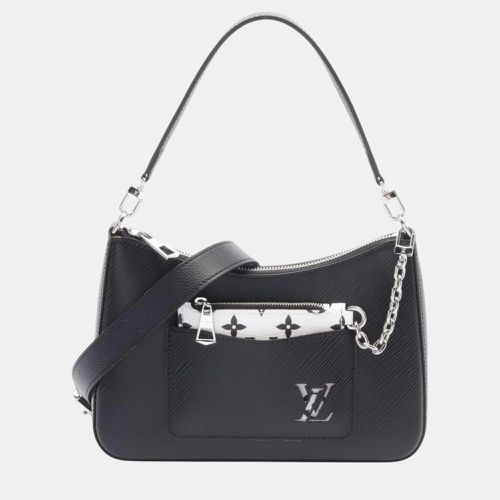 Marel Epi Noir Leather Coated Canvas White Handbag - Louis Vuitton - Modalova