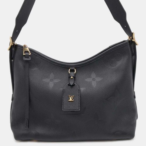 Noir Monogram Empreinte Leather Carryall Zip NM Size PM bag - Louis Vuitton - Modalova