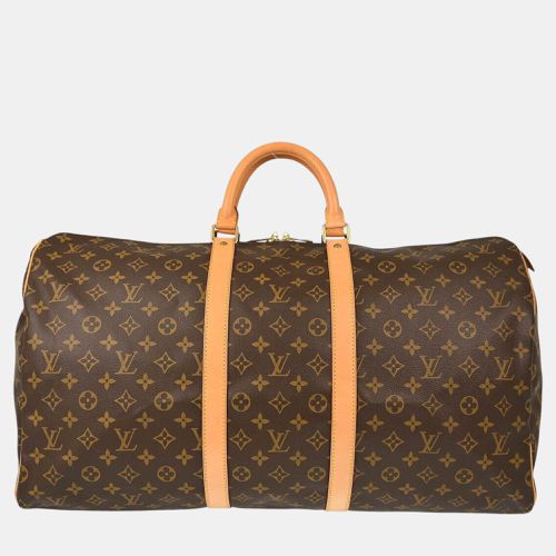 Monogram Keepall 55 Travel Duffle Handbag - Louis Vuitton - Modalova