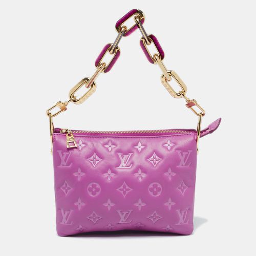 Orchid Monogram Embossed Puffy Leather Coussin BB Bag - Louis Vuitton - Modalova