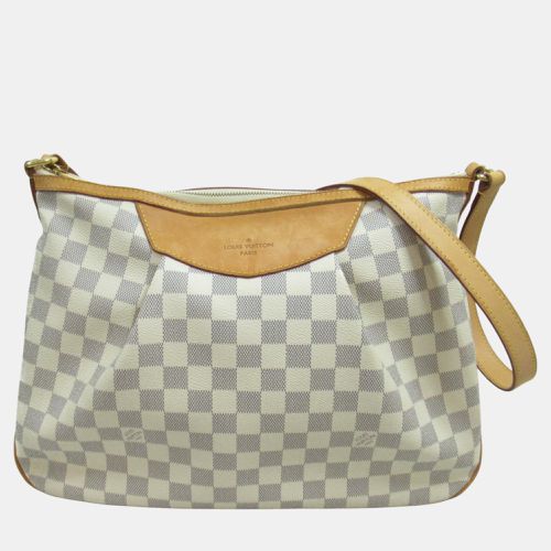 Siracusa MM Shoulder Bag Beige Damier Azur PVC coated canvas N41112 - Louis Vuitton - Modalova