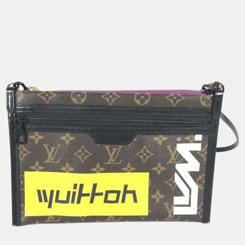 Purple Monogram Double Pochette Crossbody Bag - Louis Vuitton - Modalova