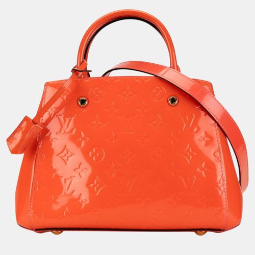 Rose Rich Patent Leather Monogram Vernis Montaigne BB Handbag - Louis Vuitton - Modalova