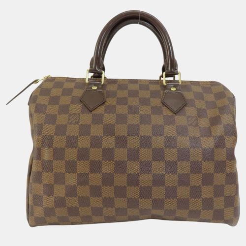 Canvas Speedy 30 Damier Ebene Boston Bag - Louis Vuitton - Modalova