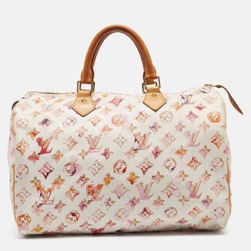 Monogram Canvas Watercolor Aquarelle Richard Prince Speedy 35 Bag - Louis Vuitton - Modalova