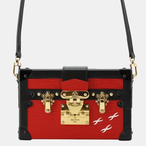 Coquelicot/Noir Epi Leather Petite Malle - Louis Vuitton - Modalova