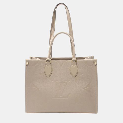 Leather Monogram Empreinte On The Go Mm Tote Bag - Louis Vuitton - Modalova