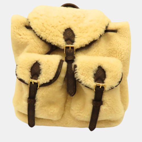 Natural Material Shearling Backpack - Louis Vuitton - Modalova