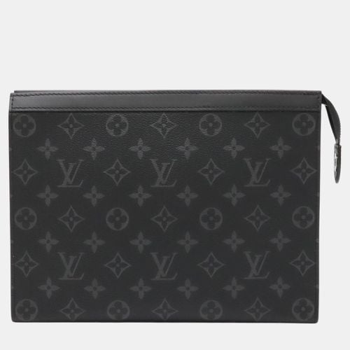 Canvas Monogram Eclipse Pochette Voyage Mm Clutch - Louis Vuitton - Modalova