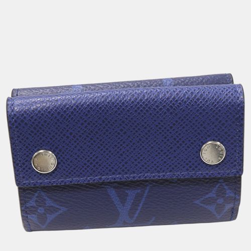 Taiga Cobalt Canvas Tri-Fold Wallet - Louis Vuitton - Modalova