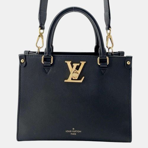 Noir Grained Calf Leather Padlock & Go bag - Louis Vuitton - Modalova