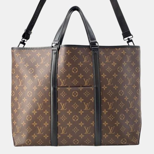 Monogram Macassar Weekend Tote Bag - Louis Vuitton - Modalova