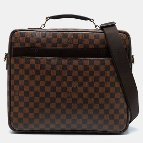 Damier Ebene Canvas and Leather Sabana Laptop Bag - Louis Vuitton - Modalova