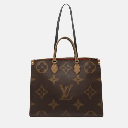 Canvas Monogram Giant OnTheGo GM Tote Bag - Louis Vuitton - Modalova