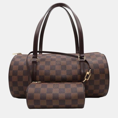 Red	Damier	Ebene	Canvas 30 Papillon Shoulder Bag - Louis Vuitton - Modalova