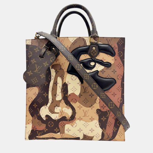 Monogram Canvas, Leather Sac	Plat Tote Bag - Louis Vuitton - Modalova