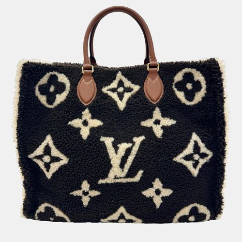 Dark Monogram Teddy OnTheGo GM Tote Bag - Louis Vuitton - Modalova