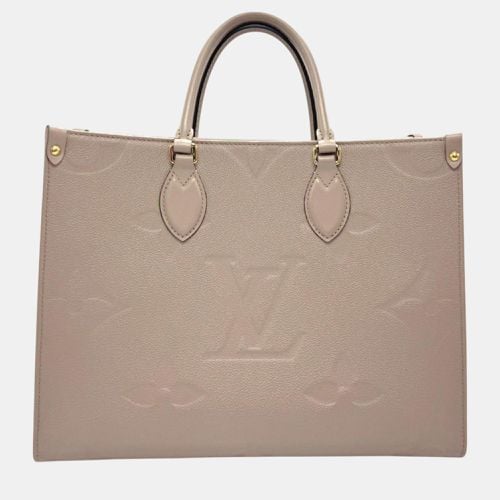 Grayish Tone Monogram Empreinte OnTheGo MM Shoulder Bag - Louis Vuitton - Modalova