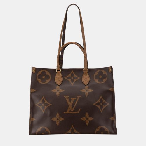 PVC Leather Monogram Giant Reverse OnTheGo GM Tote Bag - Louis Vuitton - Modalova