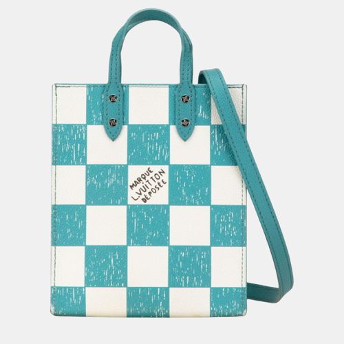 Damier Checkerboard Sac Plat Xs Handbag Shoulder Bag White Leather - Louis Vuitton - Modalova