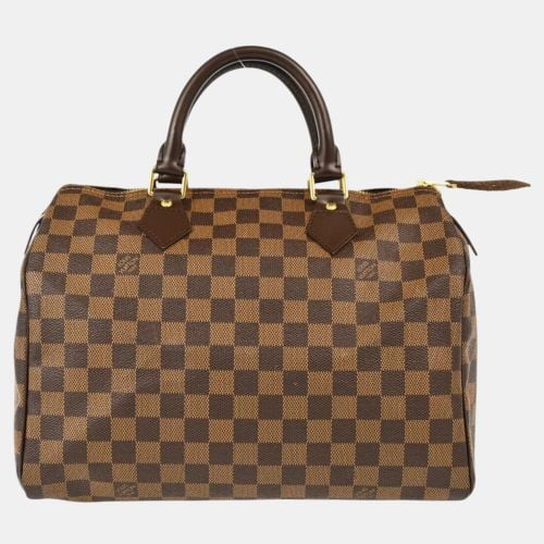 Damier Ebene Canvas Speedy 30 Handbag - Louis Vuitton - Modalova