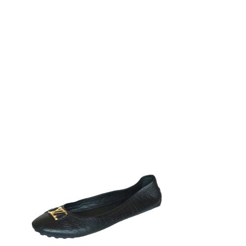 Gold Logo Leather Ballet Flats Size EU 38.5 - Louis Vuitton - Modalova