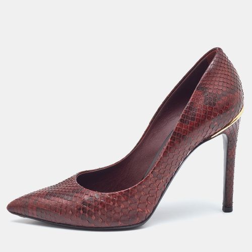 Python Leather Slip On Pumps Size 34.5 - Louis Vuitton - Modalova