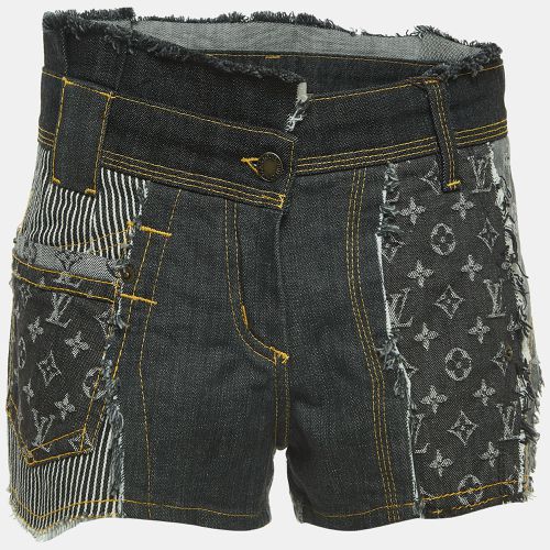 Monogram Denim Patch Work Shorts M - Louis Vuitton - Modalova